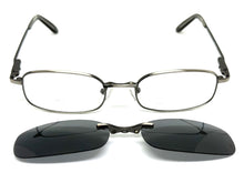 Classy Elegant Modern Style Optical EYEGLASSES Stainless Steel Frame with Magnetic Clip On DV012