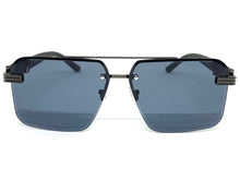 Men's Classy Elegant Luxury Designer Hip Hop Style SUNGLASSES Gunmetal & Wooden Frame WD769