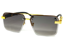 Men's Classy Elegant Luxury Designer Hip Hop Style SUNGLASSES Gold & Wooden Frame WD769