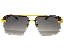 Men's Classy Elegant Luxury Designer Hip Hop Style SUNGLASSES Gold & Wooden Frame WD769