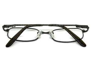 Classy Elegant Modern Style Optical EYEGLASSES Stainless Steel Frame with Magnetic Clip On DV012