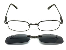 Classy Elegant Modern Style Optical EYEGLASSES Stainless Steel Frame with Magnetic Clip On DV012