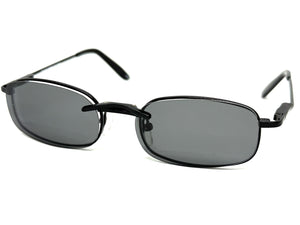 Classy Elegant Modern Style Optical EYEGLASSES Stainless Steel Frame with Magnetic Clip On DV012