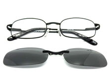 Classy Elegant Modern Style Optical EYEGLASSES Stainless Steel Frame with Magnetic Clip On DV012