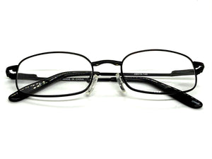 Classy Elegant Modern Style Optical EYEGLASSES Stainless Steel Frame with Magnetic Clip On DV012