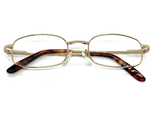Classy Elegant Modern Style Optical EYEGLASSES Stainless Steel Frame with Magnetic Clip On DV012
