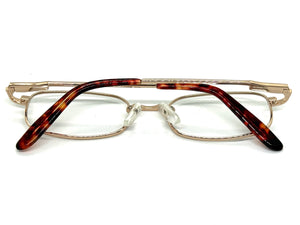 Classy Elegant Modern Style Optical EYEGLASSES Stainless Steel Frame with Magnetic Clip On DV012