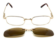 Classy Elegant Modern Style Optical EYEGLASSES Stainless Steel Frame with Magnetic Clip On DV012