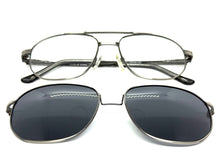 Classy Elegant Vintage Retro Style Optical EYEGLASSES Stainless Steel Frame with Magnetic Clip On DV010