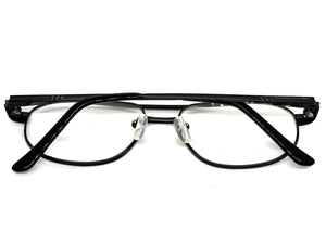 Classy Elegant Vintage Retro Style Optical EYEGLASSES Stainless Steel Frame with Magnetic Clip On DV010