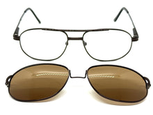 Classy Elegant Vintage Retro Style Optical EYEGLASSES Stainless Steel Frame with Magnetic Clip On DV010