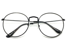 Exaggerated Vintage Retro Style Clear Lens EYEGLASSES Large Oval Black Frame 6833