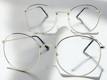 Exaggerated Vintage Retro Style Clear Lens EYEGLASSES Large Oval Silver Frame 6833