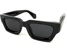 Classic Vintage Retro Style SUNGLASSES Thick Black Frame - Dark Lens 2056