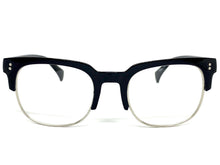 Classic Vintage Retro Style Clear Lens EYEGLASSES Square Black Frame 6393