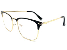 Classic Vintage Retro Style Clear Lens EYEGLASSES Square Gold Frame IT111