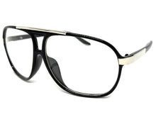Classic Vintage Retro Hip Hop Rapper Style Clear Lens EYEGLASSES Black Frame 80604