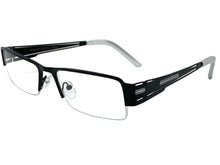 Classy Contemporary Modern Style Clear Lens EYEGLASSES Black Fashion Frame 1222