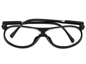 Classic Vintage Retro Hip Hop Style Clear Lens EYEGLASSES Black Frame 6686