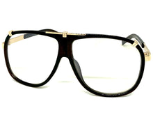 Classic Vintage Retro Hip Hop Rapper Style Clear Lens EYEGLASSES Brown Frame E0230