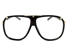 Classic Vintage Retro Hip Hop Rapper Style Clear Lens EYEGLASSES Brown Frame E0230