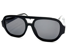 Classic Vintage Retro Style SUNGLASSES Large Thick Black Acetate Frame C005