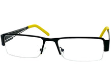 Classy Contemporary Modern Style Clear Lens EYEGLASSES Black Fashion Frame 1222