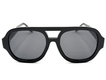 Classic Vintage Retro Style SUNGLASSES Large Thick Black Acetate Frame C005