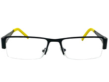 Classy Contemporary Modern Style Clear Lens EYEGLASSES Black Fashion Frame 1222