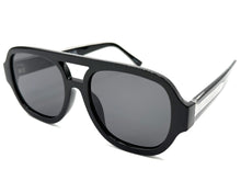 Classic Vintage Retro Style SUNGLASSES Large Thick Black Acetate Frame C005
