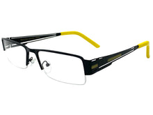 Classy Contemporary Modern Style Clear Lens EYEGLASSES Black Fashion Frame 1222