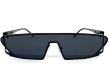 Modern Futuristic Space Party Raver Style SUNGLASSES Sleek Black Frame 5277