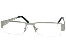 Classy Contemporary Modern Style Clear Lens EYEGLASSES Silver Fashion Frame 1222