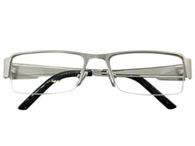 Classy Contemporary Modern Style Clear Lens EYEGLASSES Silver Fashion Frame 1222