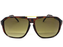 Classic Vintage Retro Aviator Style SUNGLASSES Large Tortoise Frame 1065