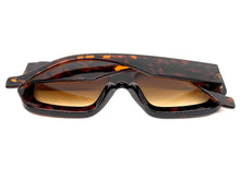 Exaggerated Classic Vintage Retro Style SUNGLASSES Thick Square Tortoise Frame 80056