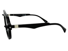 Classic Vintage Retro Style SUNGLASSES Large Black Frame - Dark Lens 80595