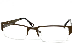 Classy Contemporary Modern Style Clear Lens EYEGLASSES Bronze Fashion Frame 1207