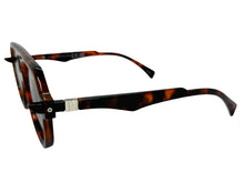 Classic Vintage Retro Style SUNGLASSES Large Tortoise Frame - Green Lens 80595