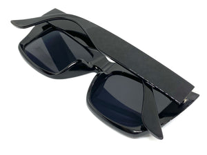 Oversized Exaggerated Retro Cat Eye Style SUNGLASSES Black Frame 4745