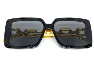 Classy Elegant Modern Retro Style SUNGLASSES Black Frame E1820