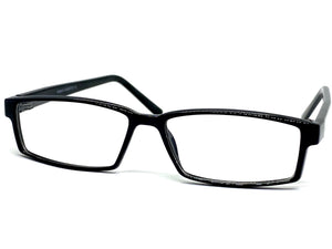 Classy Contemporary Modern Style Clear Lens EYEGLASSES Black Fashion Frame 1315