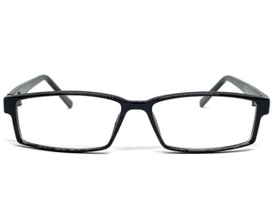 Classy Contemporary Modern Style Clear Lens EYEGLASSES Black Fashion Frame 1315