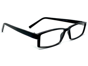 Classy Contemporary Modern Style Clear Lens EYEGLASSES Black Fashion Frame 1315