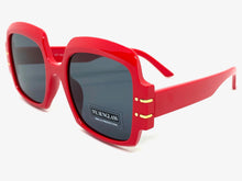 Oversized Retro Hip Hop Style SUNGLASSES Large Square Red Frame 4744