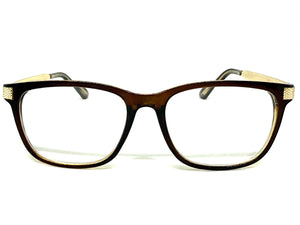 Classic Vintage Retro Style READING GLASSES READERS Brown Frame Lens Strength +1.50