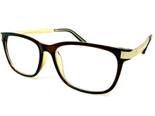 Classic Vintage Retro Style READING GLASSES READERS Brown Frame Lens Strength +1.50