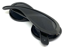 Oversized Modern Retro Shield Style SUNGLASSES Large Black Frame 3020