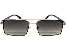 Classic Contemporary Modern Designer Style SUNGLASSES Silver Frame 2095