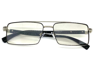 Classic Contemporary Modern Designer Style SUNGLASSES Silver Frame 2095